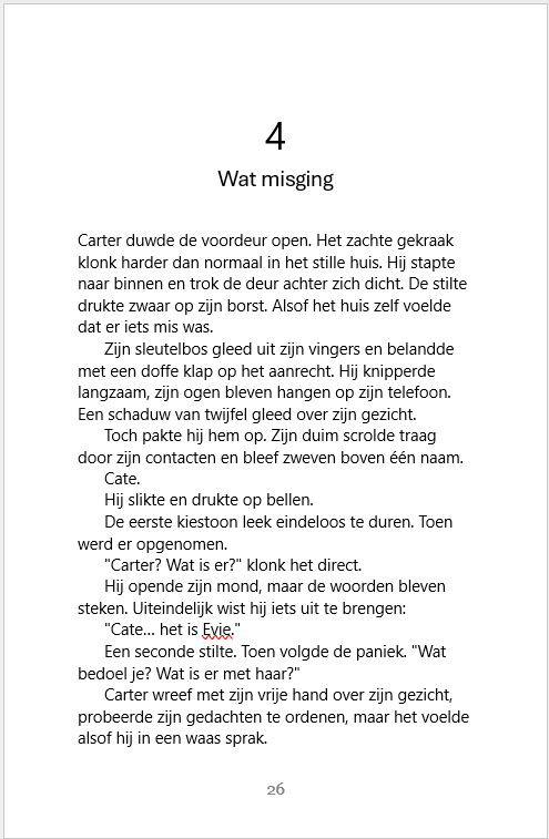 Pre-order: Carter – Verdwenen Onschuld Deel 1
