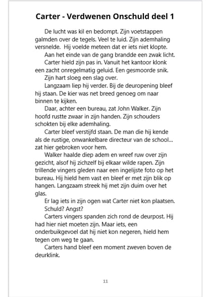 Carter – Verdwenen Onschuld Instapset: Deel 1&2 (E-Book)