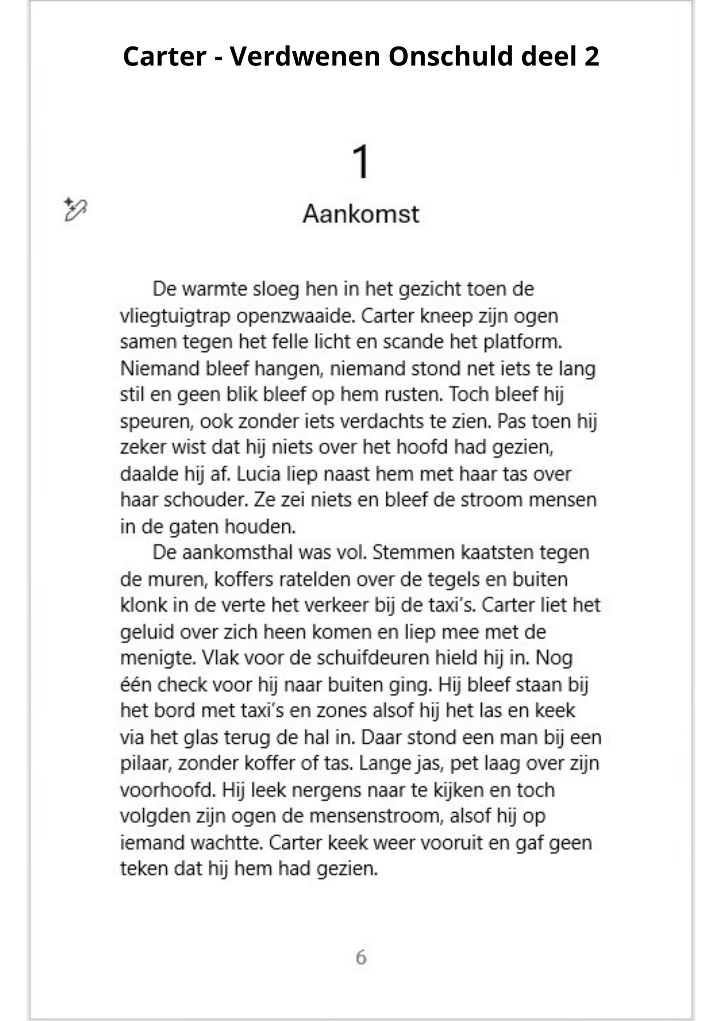 Carter – Verdwenen Onschuld Instapset: Deel 1&2 (E-Book)
